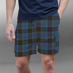 ScotsTee Shop Scottish Anderson MacGregor Hastie 2 Tartan Plaid Cargo Shorts for Men
