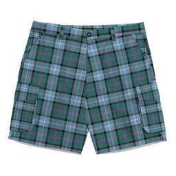 ScotsTee Shop Scottish Alexander of Menstry Hunting Ancient Tartan Plaid Cargo Shorts for Men