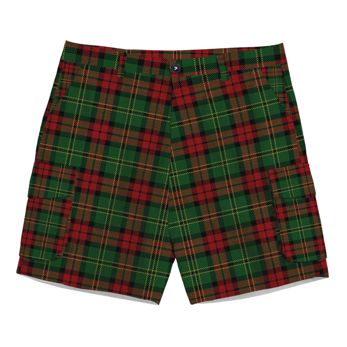 ScotsTee Shop Scottish Blackstock Hunting Tartan Plaid Cargo Shorts for Men