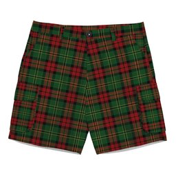 ScotsTee Shop Scottish Blackstock Hunting Tartan Plaid Cargo Shorts for Men