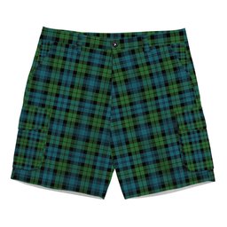 ScotsTee Shop Scottish Black Watch Ancient Clan Tartan Plaid Cargo Shorts for Men