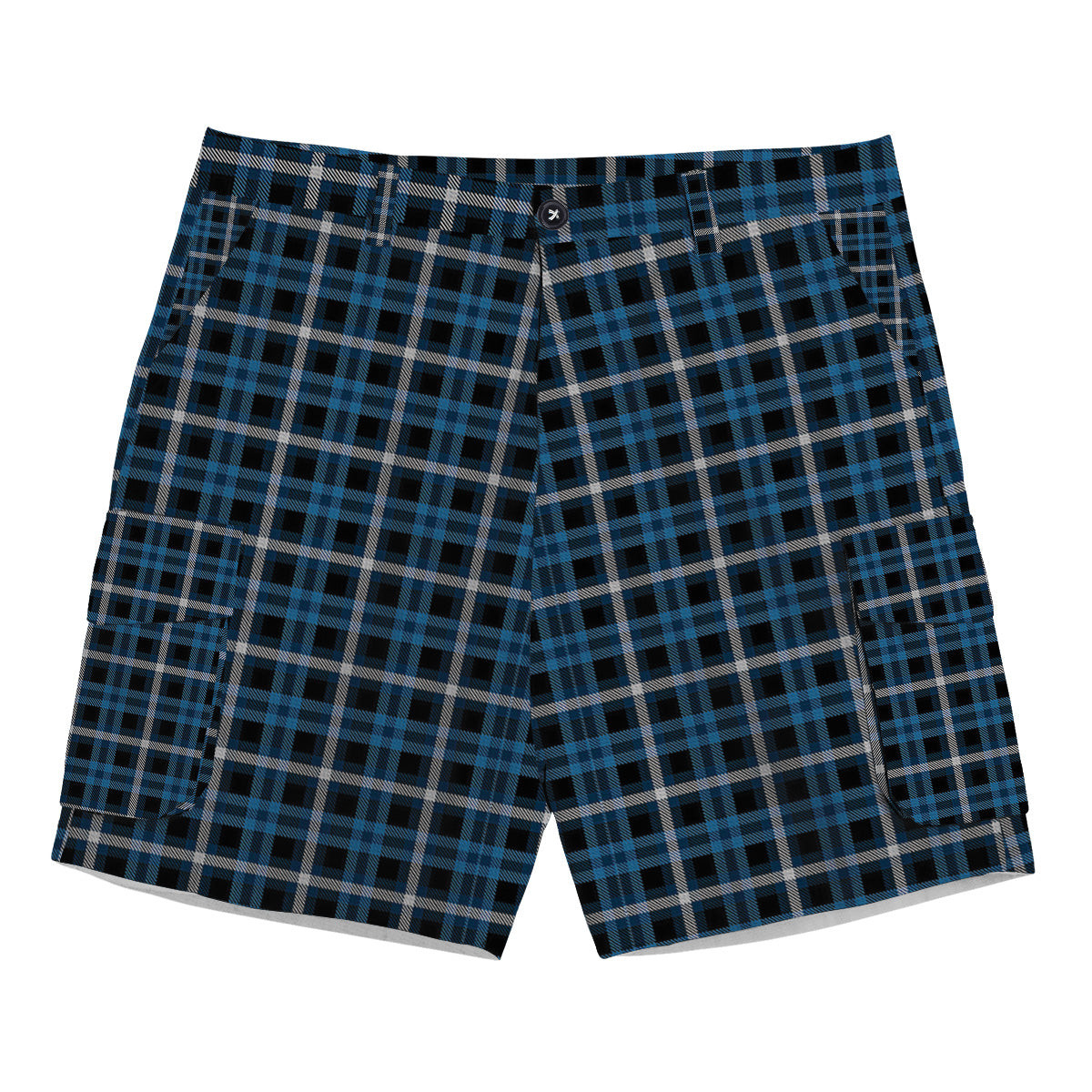 ScotsTee Shop Scottish Balfour Geiner, Alwyn Tartan Plaid Cargo Shorts for Men