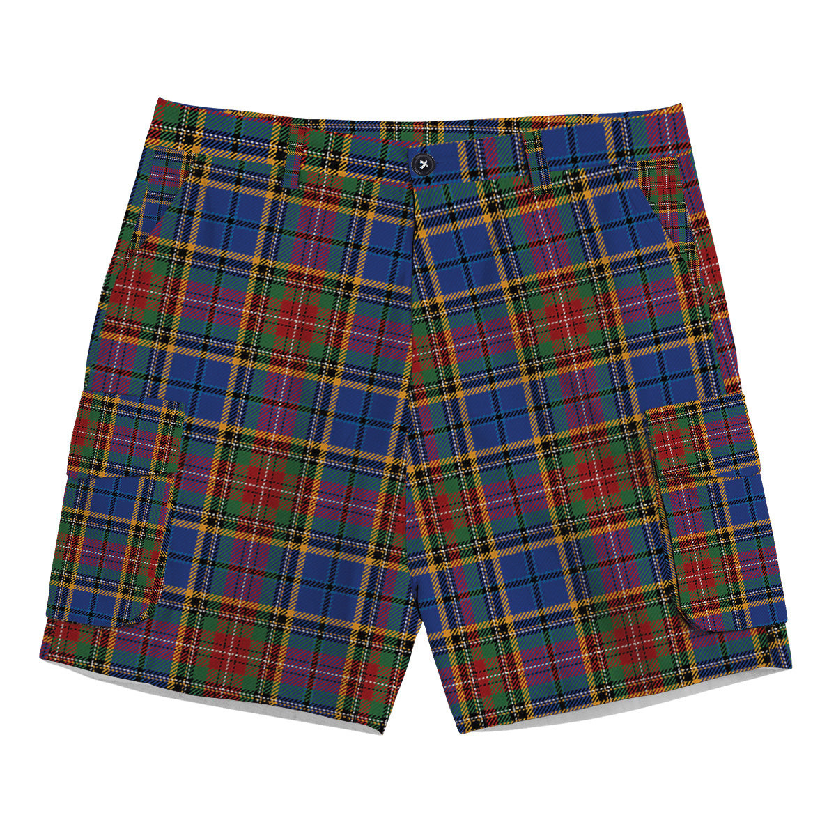 ScotsTee Shop Scottish Beattie (Beatty) Modern Tartan Plaid Cargo Shorts for Men