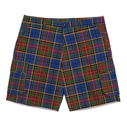 ScotsTee Shop Scottish Beattie (Beatty) Modern Tartan Plaid Cargo Shorts for Men