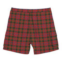 ScotsTee Shop Scottish Brown of Castledean (Broun of Castledean) Ancient Tartan Plaid Cargo Shorts for Men
