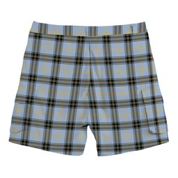 ScotsTee Shop Scottish Bell of the Borders Ancient Tartan Plaid Cargo Shorts for Men