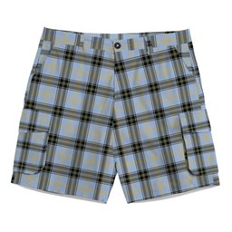 ScotsTee Shop Scottish Bell of the Borders Ancient Tartan Plaid Cargo Shorts for Men