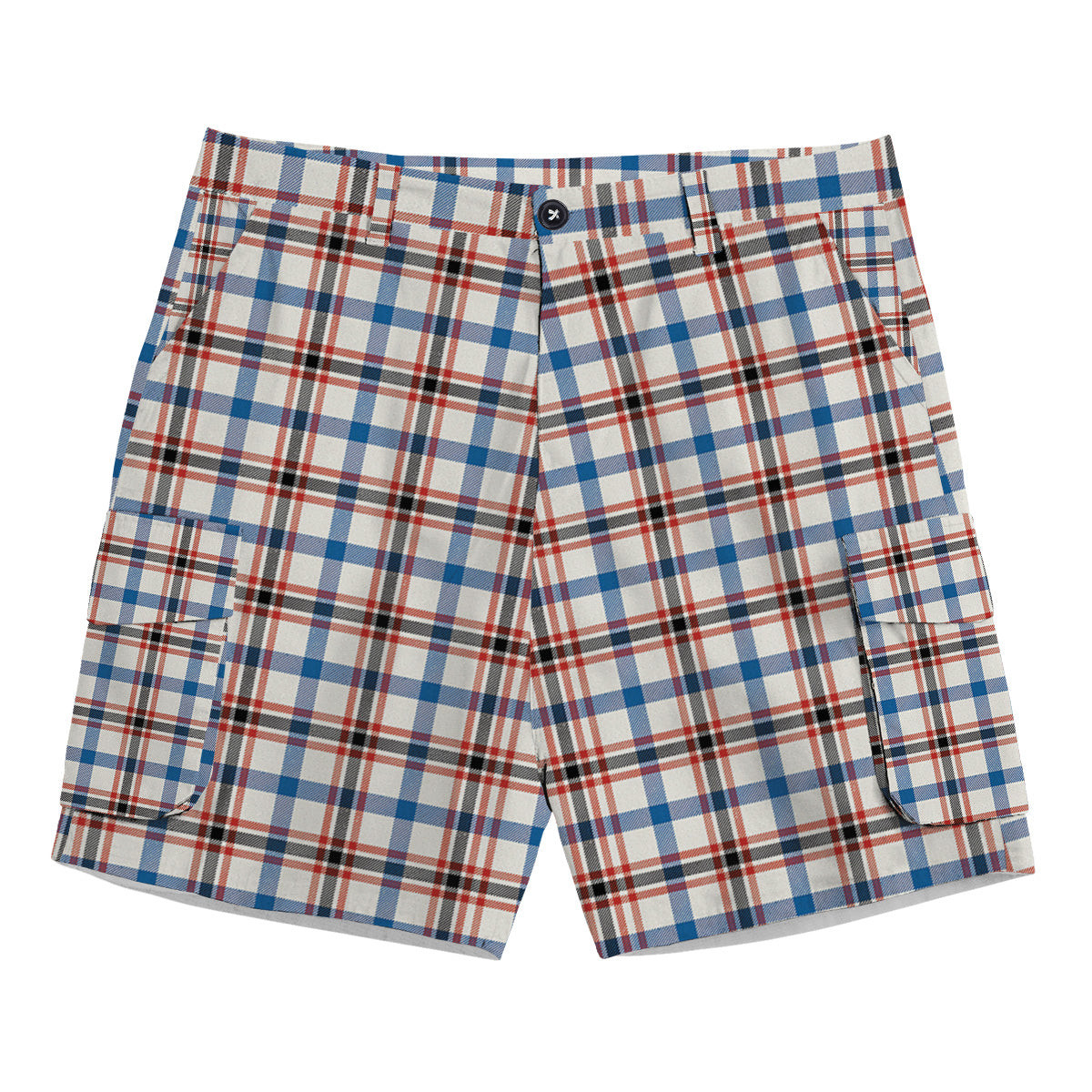 ScotsTee Shop Scottish Boswell Dress Ancient Tartan Plaid Cargo Shorts for Men