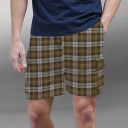 ScotsTee Shop Scottish Baillie Dress Tartan Plaid Cargo Shorts for Men