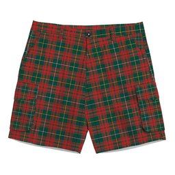 ScotsTee Shop Scottish Bruce Hunting Modern Tartan Plaid Cargo Shorts for Men