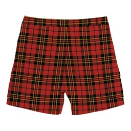 ScotsTee Shop Scottish Brodie Red Ancient Tartan Plaid Cargo Shorts for Men
