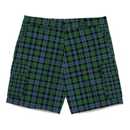 ScotsTee Shop Scottish Black Watch #3 Ancient Tartan Plaid Cargo Shorts for Men