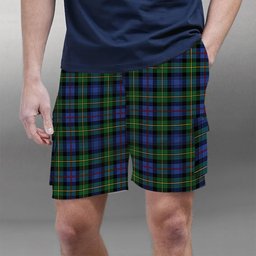ScotsTee Shop Scottish Baillie Hunting Tartan Plaid Cargo Shorts for Men
