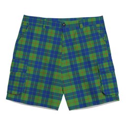 ScotsTee Shop Scottish Barclay Hunting Ancient Tartan Plaid Cargo Shorts for Men
