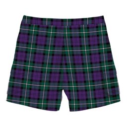 ScotsTee Shop Scottish Baillie Highland Society Modern Tartan Plaid Cargo Shorts for Men