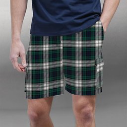 ScotsTee Shop Scottish Black Watch Dress Modern Tartan Plaid Cargo Shorts for Men