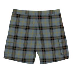 ScotsTee Shop Scottish Bell of the Borders Tartan Plaid Cargo Shorts for Men
