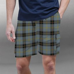 ScotsTee Shop Scottish Bell of the Borders Tartan Plaid Cargo Shorts for Men