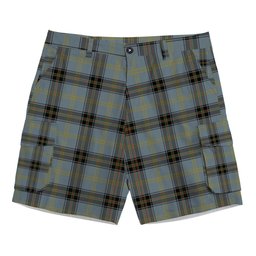 ScotsTee Shop Scottish Bell of the Borders Tartan Plaid Cargo Shorts for Men