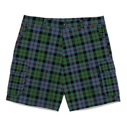 ScotsTee Shop Scottish Black Watch Coarse Kilt Ancient Tartan Plaid Cargo Shorts for Men