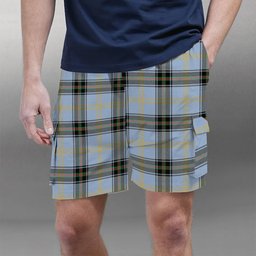 ScotsTee Shop Scottish Baxter of Balgavies Ancient Tartan Plaid Cargo Shorts for Men