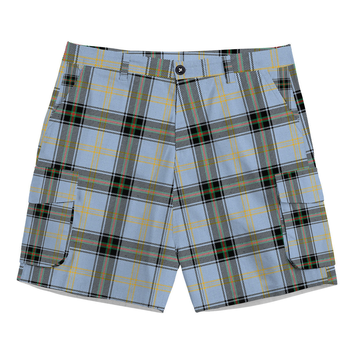 ScotsTee Shop Scottish Baxter of Balgavies Ancient Tartan Plaid Cargo Shorts for Men