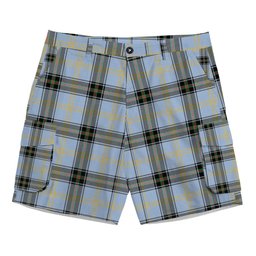 ScotsTee Shop Scottish Baxter of Balgavies Ancient Tartan Plaid Cargo Shorts for Men