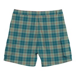 ScotsTee Shop Scottish Barclay Hunting #2 Ancient Clan Tartan Plaid Cargo Shorts for Men