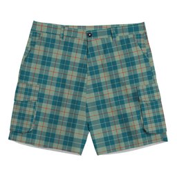 ScotsTee Shop Scottish Barclay Hunting #2 Ancient Clan Tartan Plaid Cargo Shorts for Men