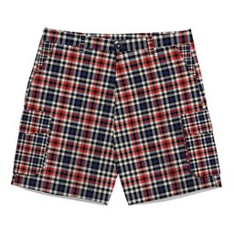 ScotsTee Shop Scottish Bell Border (Bell Southern Bell) Modern Tartan Plaid Cargo Shorts for Men