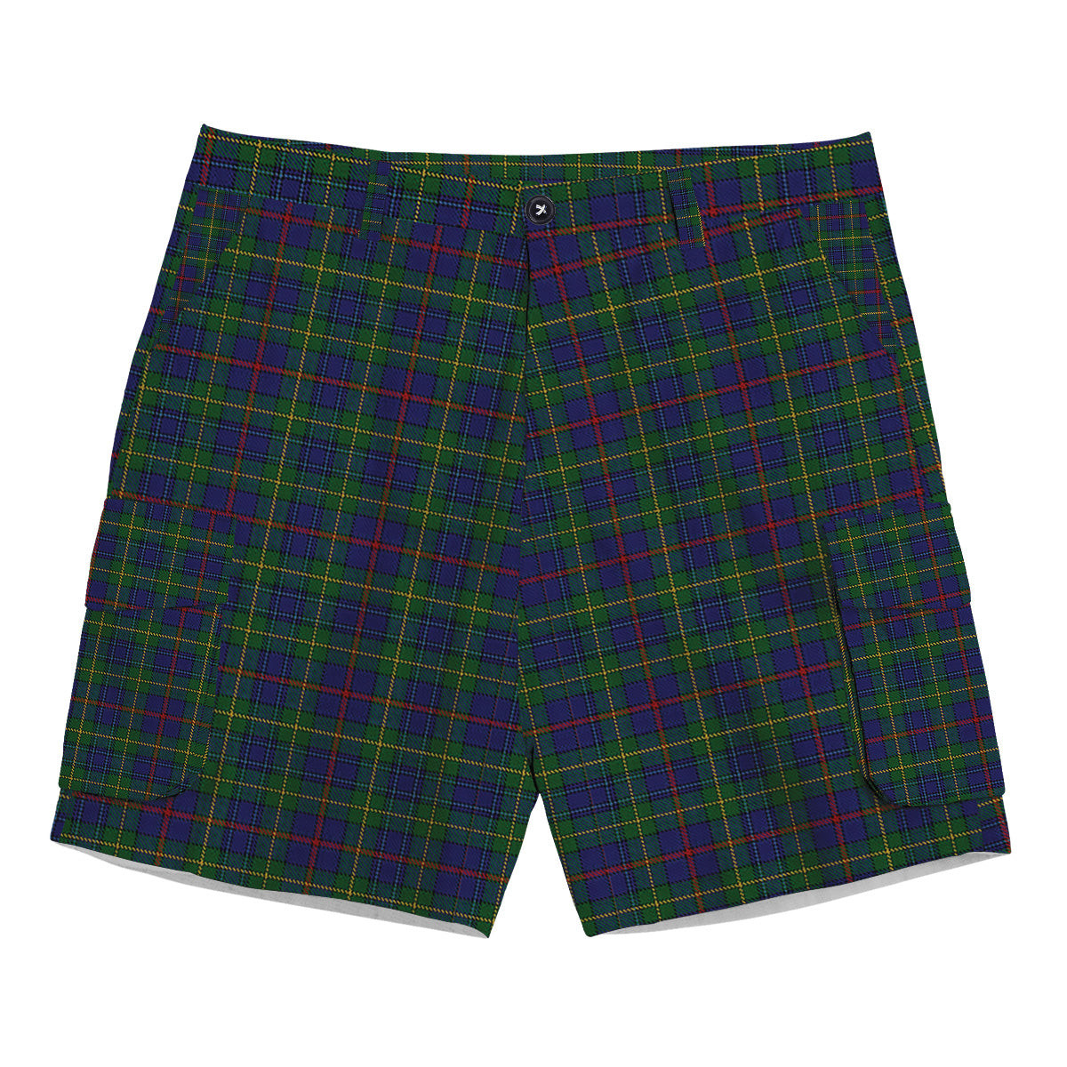 ScotsTee Shop Scottish Bailey, The House of Tartan Plaid Cargo Shorts for Men