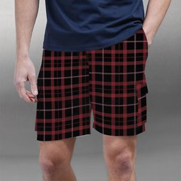 ScotsTee Shop Scottish Brodie (Graeme) Personal Ancient Tartan Plaid Cargo Shorts for Men
