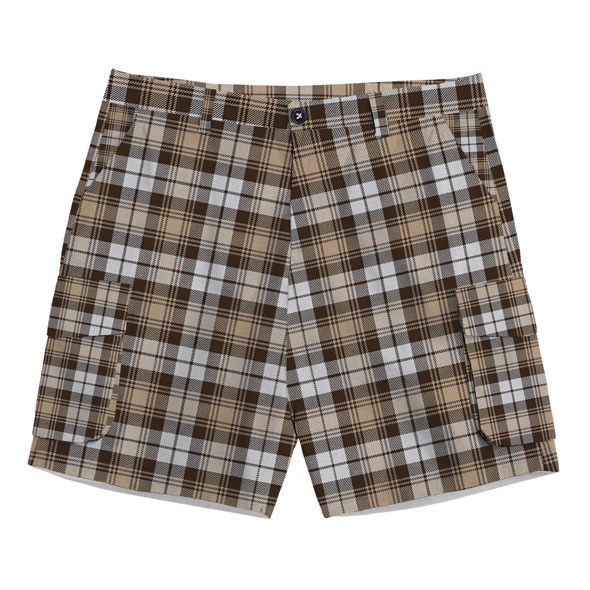ScotsTee Shop Scottish Baillie Dress Modern Clan Tartan Plaid Cargo Shorts for Men