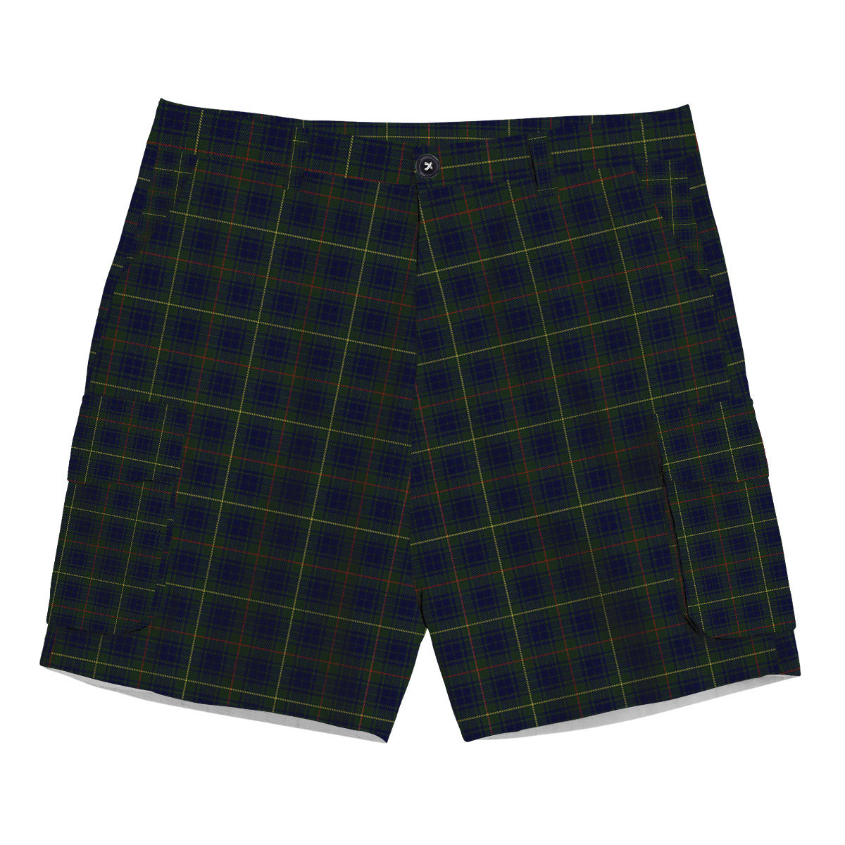 ScotsTee Shop Scottish Bruce of Crionaich Tartan Plaid Cargo Shorts for Men