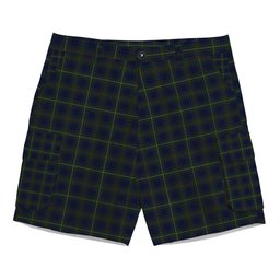 ScotsTee Shop Scottish Bruce of Crionaich Tartan Plaid Cargo Shorts for Men