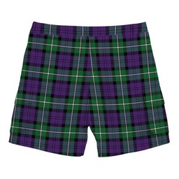 ScotsTee Shop Scottish Baillie Highland Society Ancient Tartan Plaid Cargo Shorts for Men