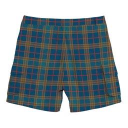 ScotsTee Shop Scottish Balfour Blue Ancient Tartan Plaid Cargo Shorts for Men