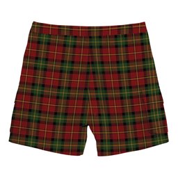ScotsTee Shop Scottish Blackstock Red Dress Tartan Plaid Cargo Shorts for Men