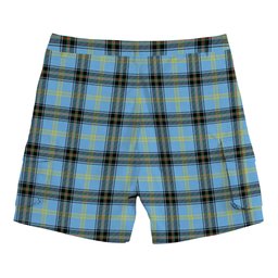ScotsTee Shop Scottish Bell of the Borders Modern Tartan Plaid Cargo Shorts for Men