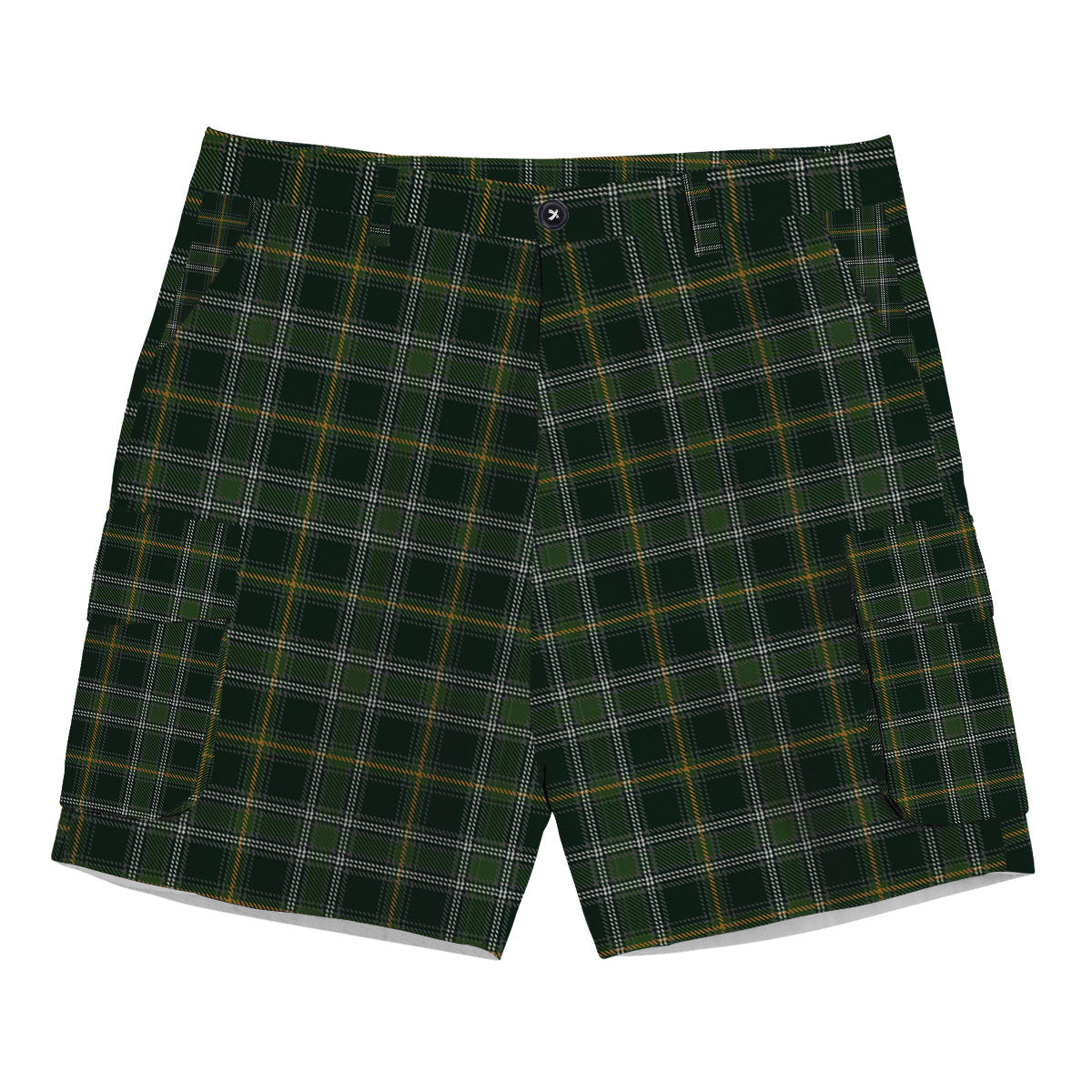 ScotsTee Shop Scottish Connell Hunting Tartan Plaid Cargo Shorts for Men