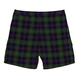 ScotsTee Shop Scottish Clark of Ulva Tartan Plaid Cargo Shorts for Men