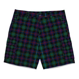 ScotsTee Shop Scottish Campbel of Cawdor Modern Tartan Plaid Cargo Shorts for Men