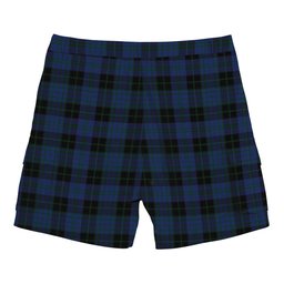 ScotsTee Shop Scottish Clergy Green lines 1 Tartan Plaid Cargo Shorts for Men