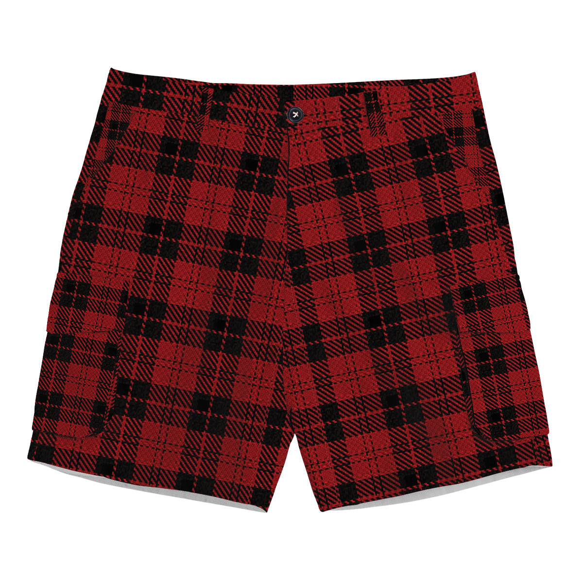 ScotsTee Shop Scottish Campbell of Armaddie Tartan Plaid Cargo Shorts for Men