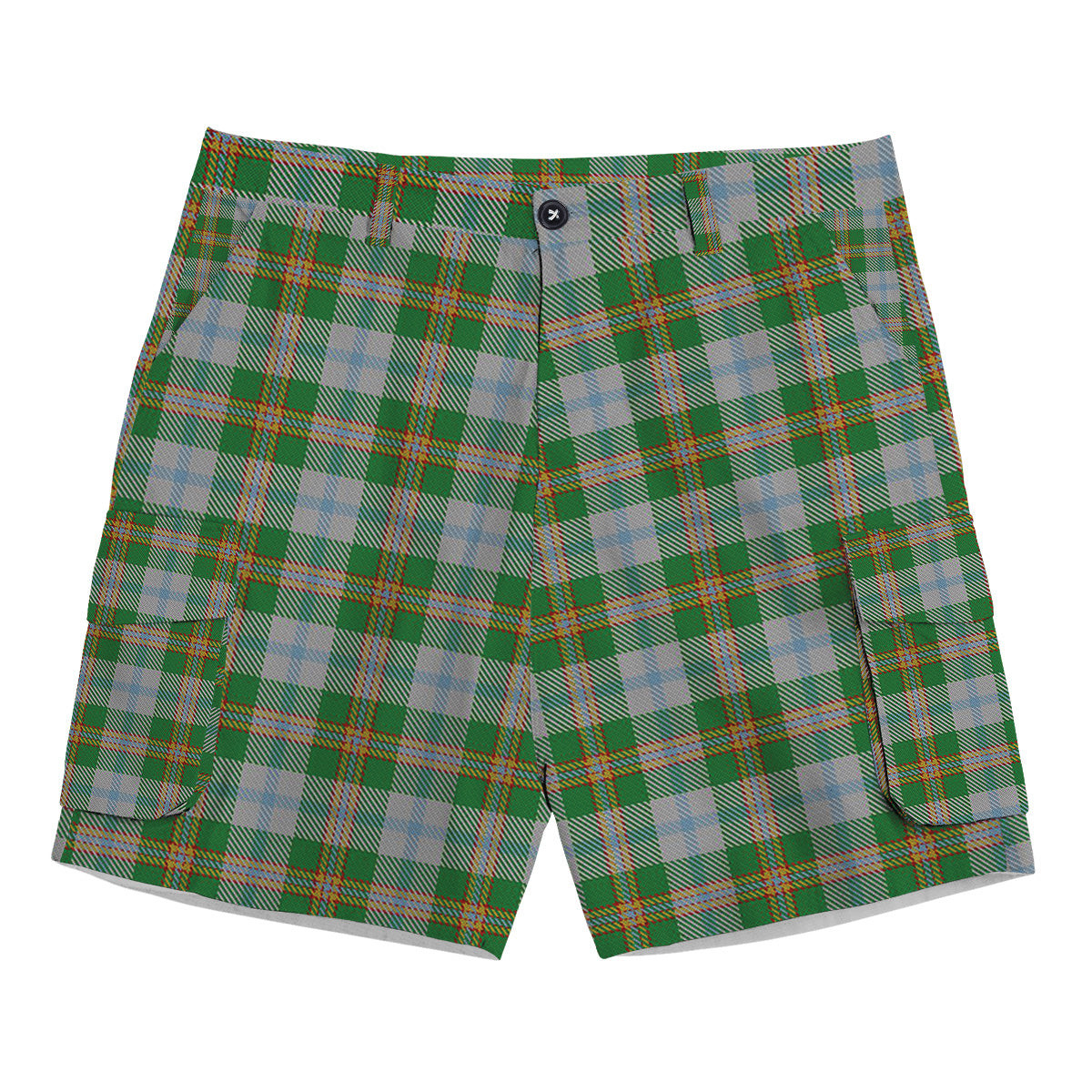 ScotsTee Shop Scottish Cooper Dress Dalgleish 2 Tartan Plaid Cargo Shorts for Men