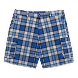 ScotsTee Shop Scottish Craig Paisley Modern Tartan Plaid Cargo Shorts for Men