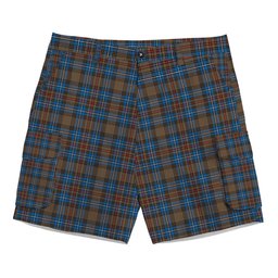 ScotsTee Shop Scottish Cockburn Brown Ancient Tartan Plaid Cargo Shorts for Men