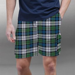 ScotsTee Shop Scottish Colquhoun Dress Ancient Tartan Plaid Cargo Shorts for Men