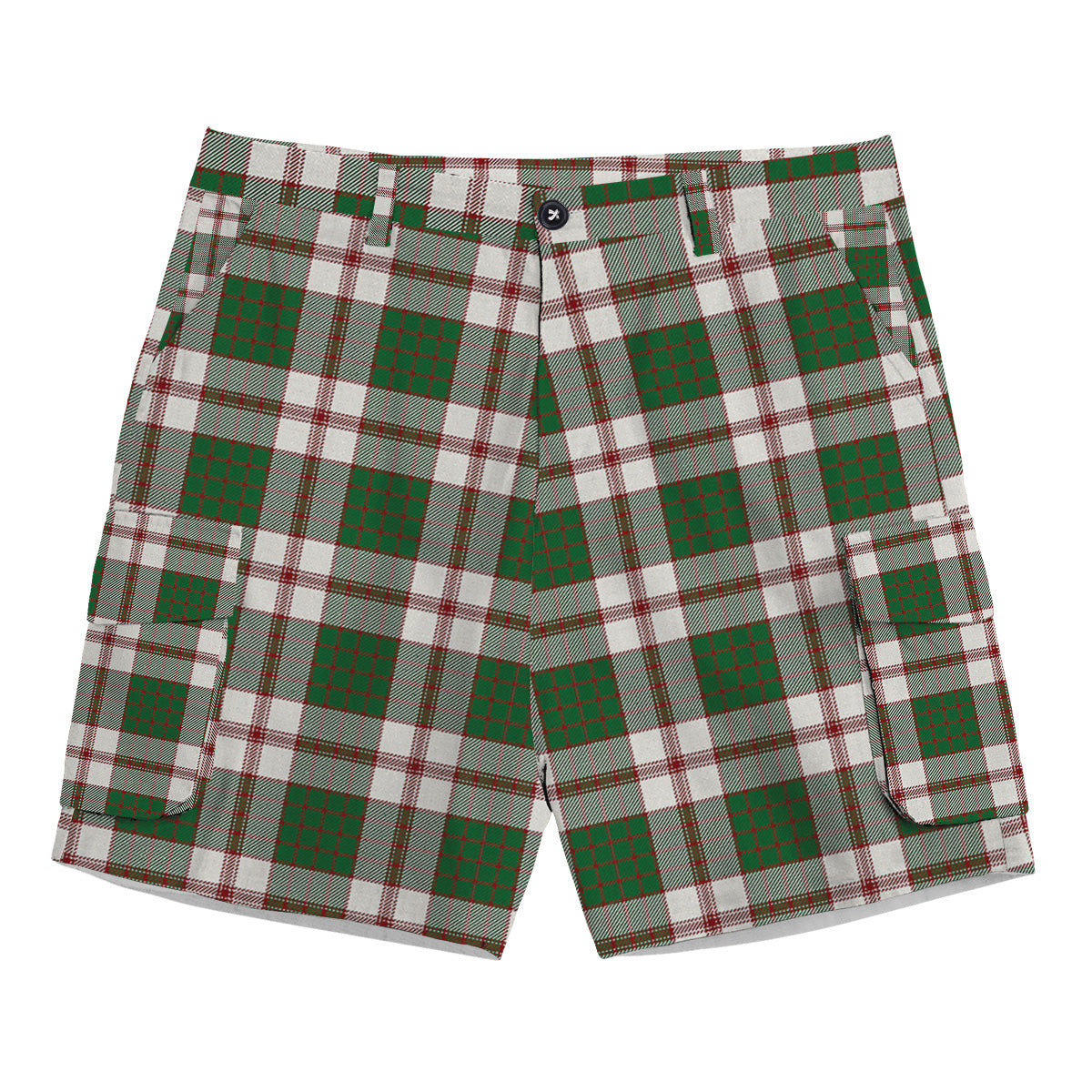 ScotsTee Shop Scottish Crawford Arisaid Dance Ancient Tartan Plaid Cargo Shorts for Men