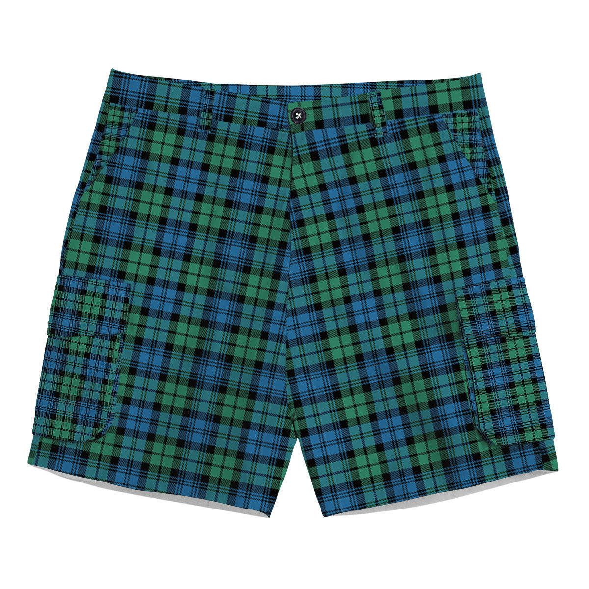 ScotsTee Shop Scottish Campbell Ancient 01 Tartan Plaid Cargo Shorts for Men